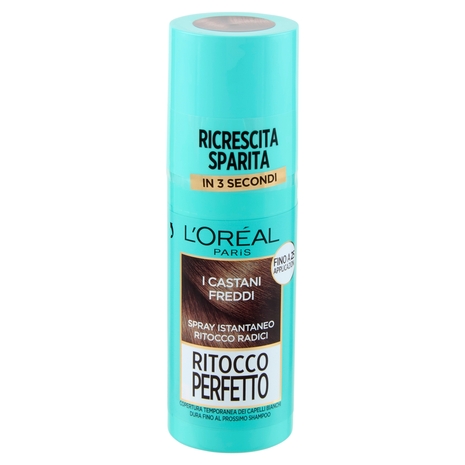 L'Oréal Paris Ritocco Perfetto Spray Istantaneo Ritocco Radici, Castano Freddo